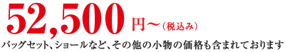 105,000円　バッグ　ショール　セット